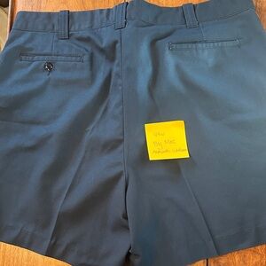 Big Mac Men's Dark Blue Flat Front Shorts